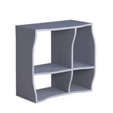 Latitude Run® Fembra Geometric Bookcase & Reviews | Wayfair